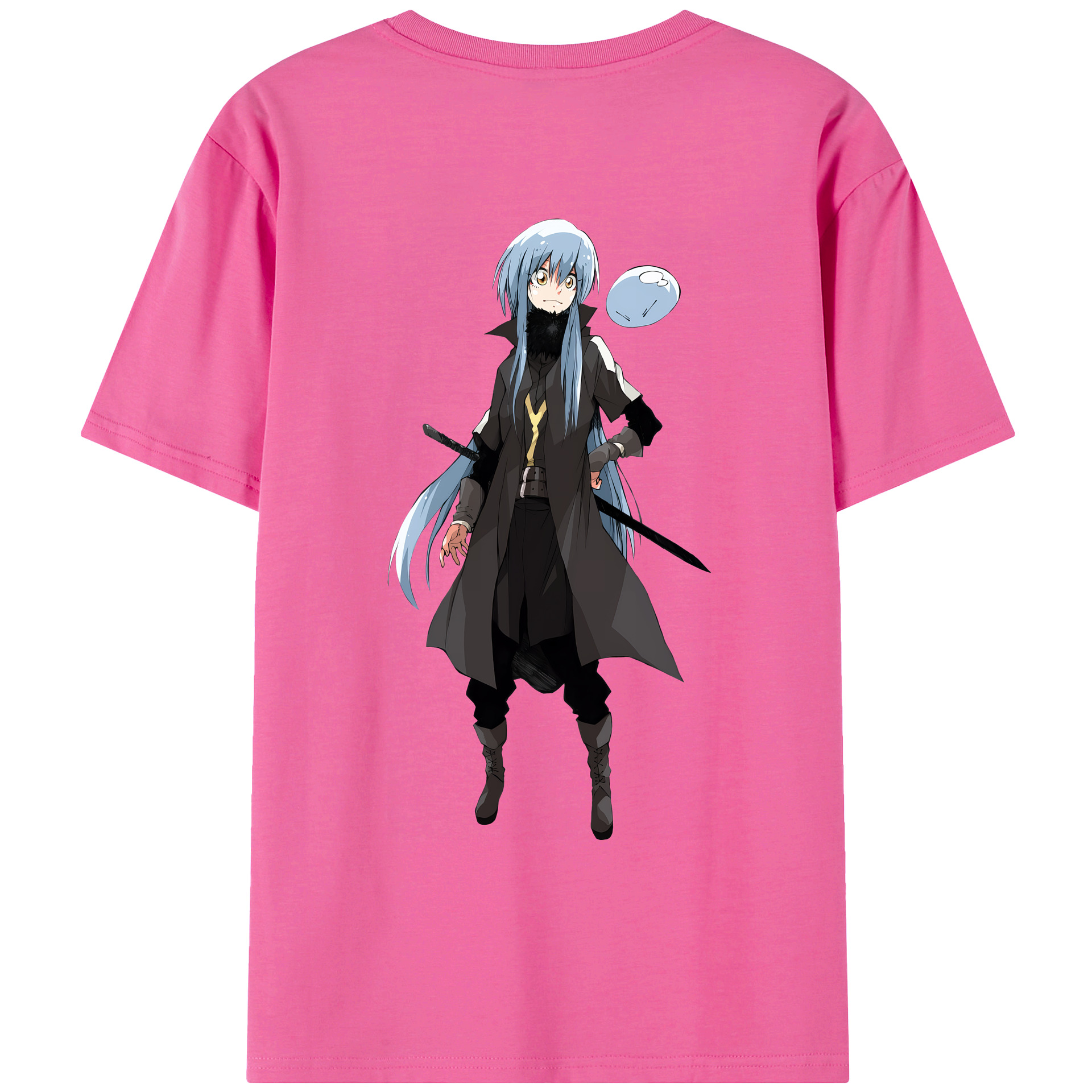（画像用） 転スラ Regarding Reincarnated to Slime レディース半袖Tシャツ(バックプリント)